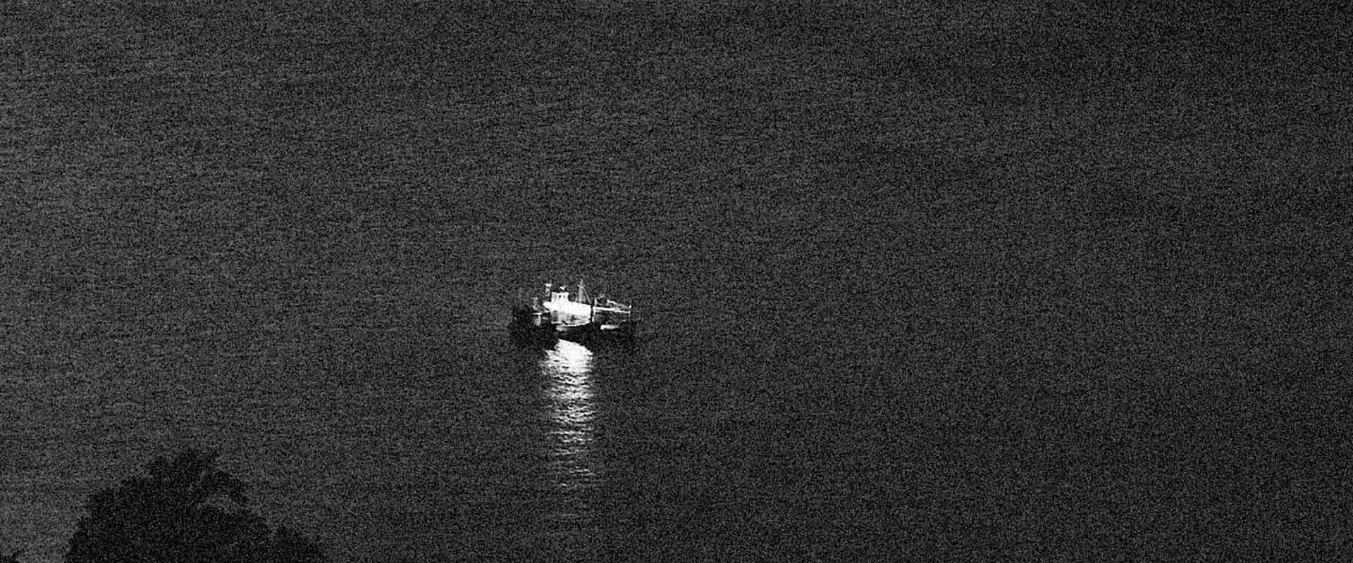 night fishing boat