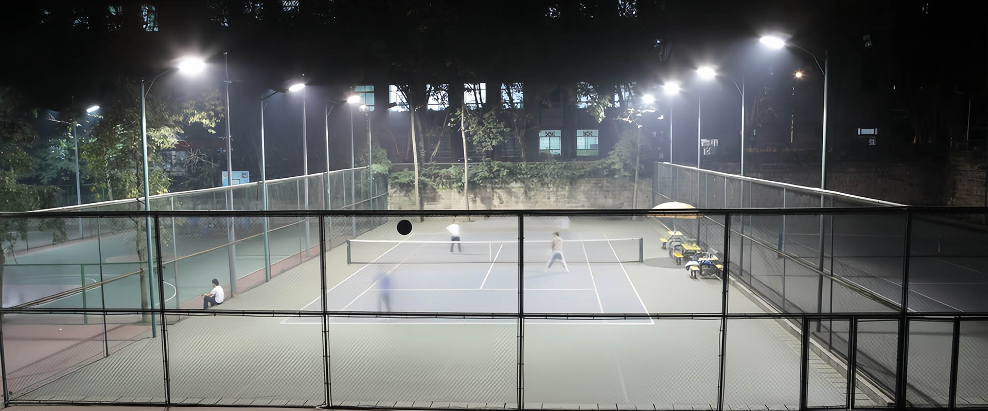 outdoor court lighting