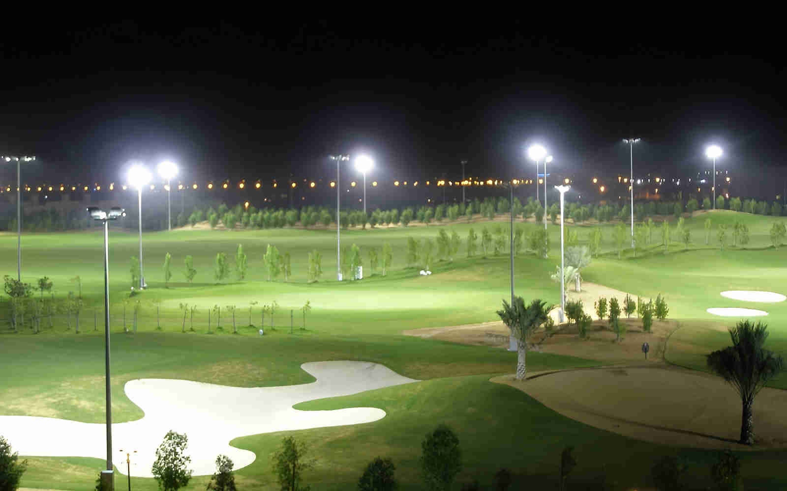 LED Flood Light installed in Park