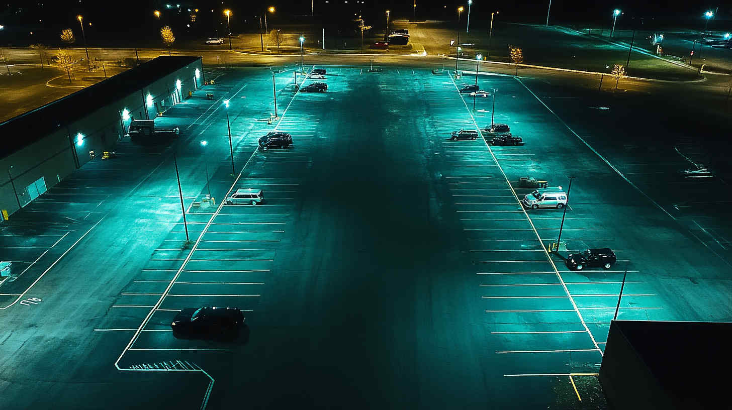 A_commercial_parking_lot_at_night_showcasing_LED_lights