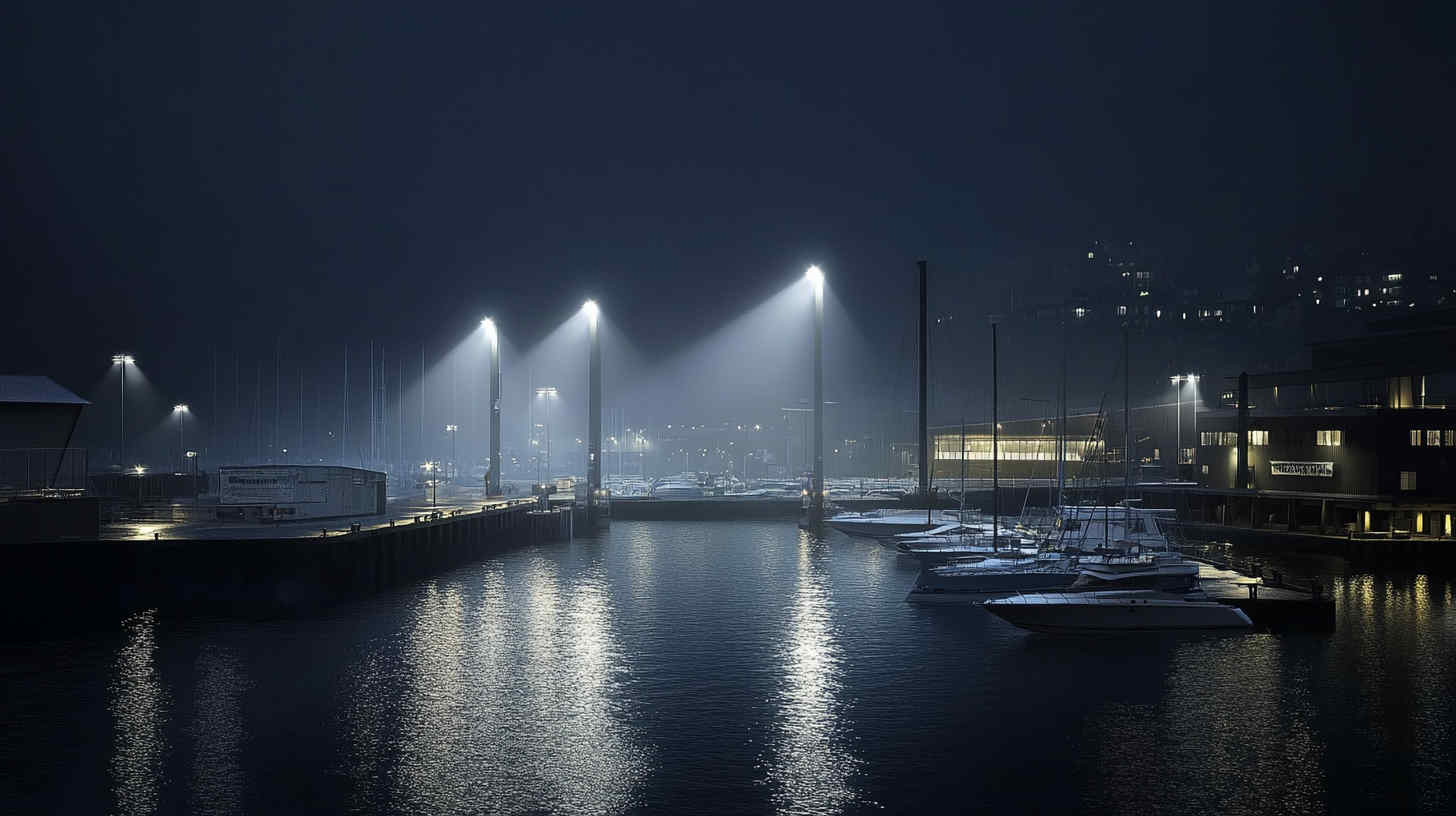 A_harbor_at_night_featuring_high_mast_LED_lights92