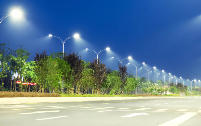 led street lights outdoor