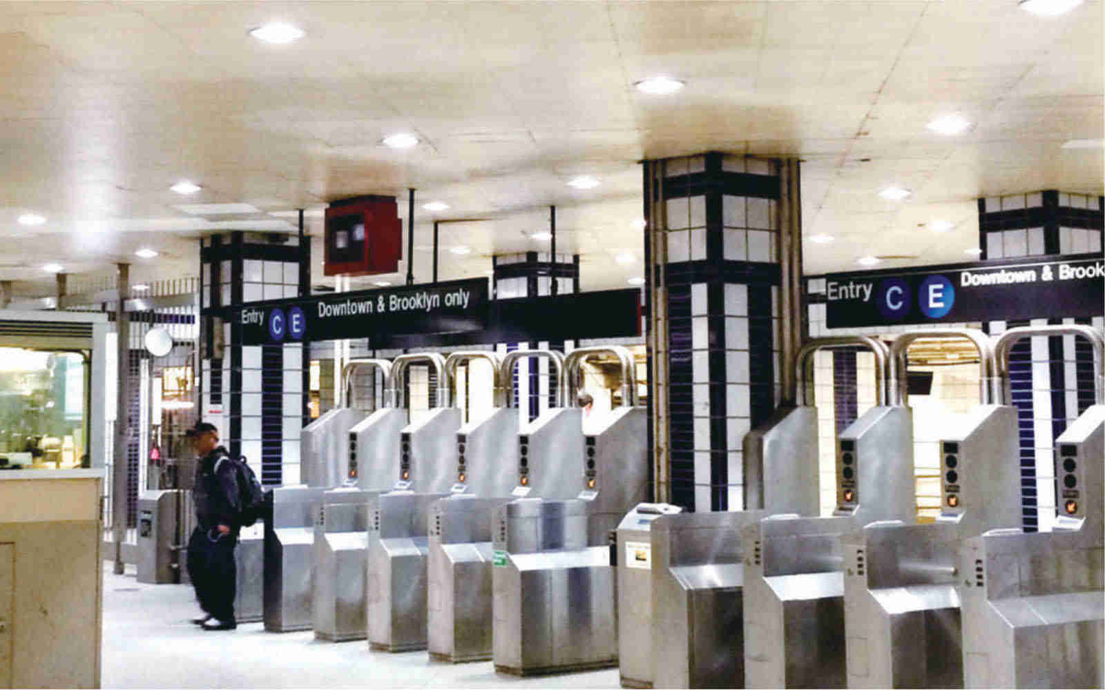 LED Down Light installed in Metro Station