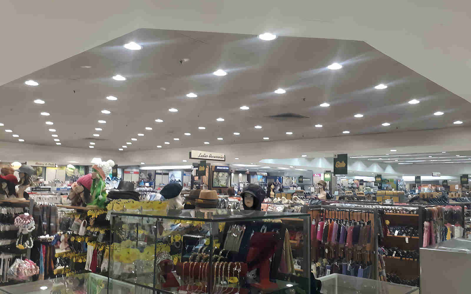 LED Down Light installed in Shopping mall