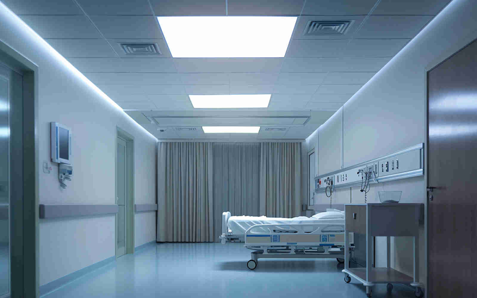 LED Panel Light installed in Hospital